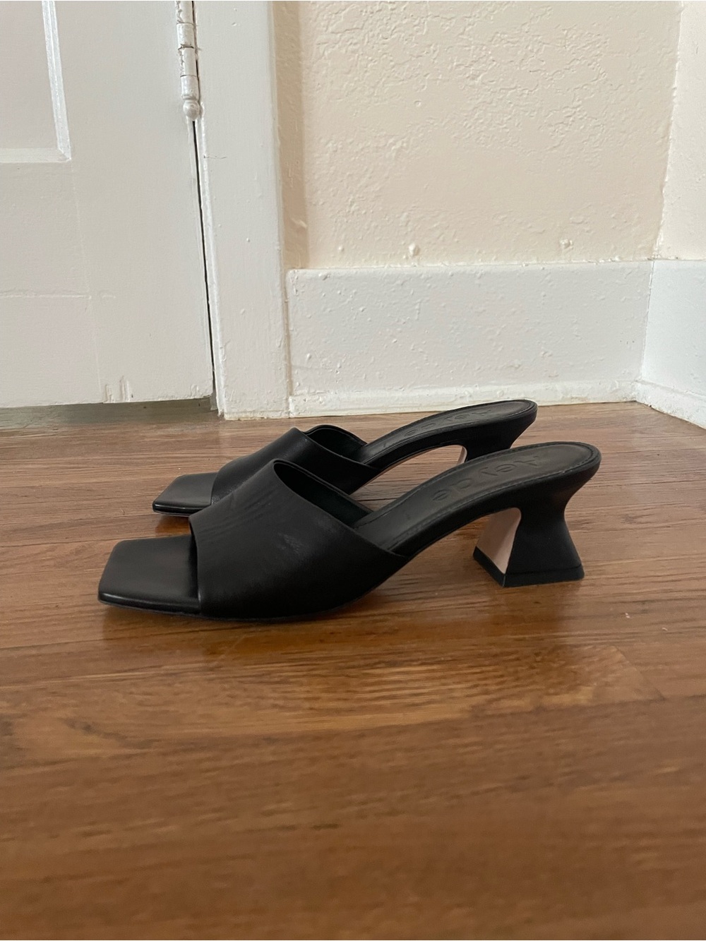 Aeyde Square Toe Heeled Mules